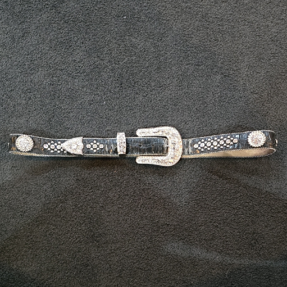 M & F Western Cowboy Womens Belt W/ Embellishments